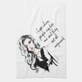 Verrast bijt me theedoek (Verticaal)