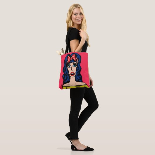 Verrast! Canvas Tas (Op model)