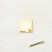 Verrast gezicht post-it® notes (Op bureau)