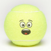 Verrast gezicht tennisballen (Voorkant)
