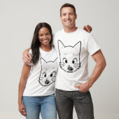 verrast kat t-shirt (Unisex)