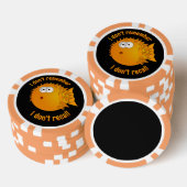 Verraste Golden Wereldbol Fish - Ik weet het niet  Poker Chips (Opstapeling)