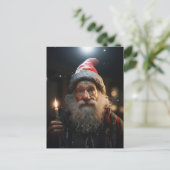Verraste Kerstmis Gnome Feestdagenkaart (Staand voorkant)