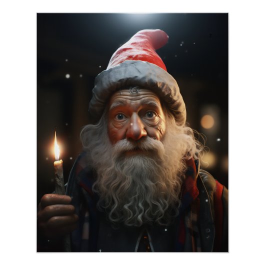 Verraste Kerstmis Gnome Perfect Poster (Voorkant)
