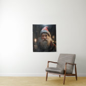 Verraste Kerstmis Gnome Wandkleed (In situ)
