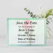 Verraste Tulp Bewaar de Datum Save The Date (Staand voorkant)