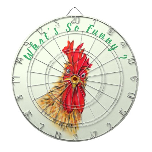 Verrasterd Boerderij voor afspeelkamer Dartbord (Voorkant)