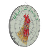 Verrasterd Boerderij voor afspeelkamer Dartbord (Voorkant Links)