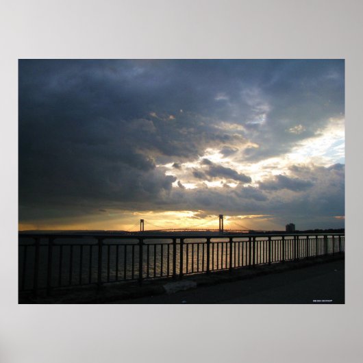 Verrazano bridge Brooklyn New York poster (Voorkant)