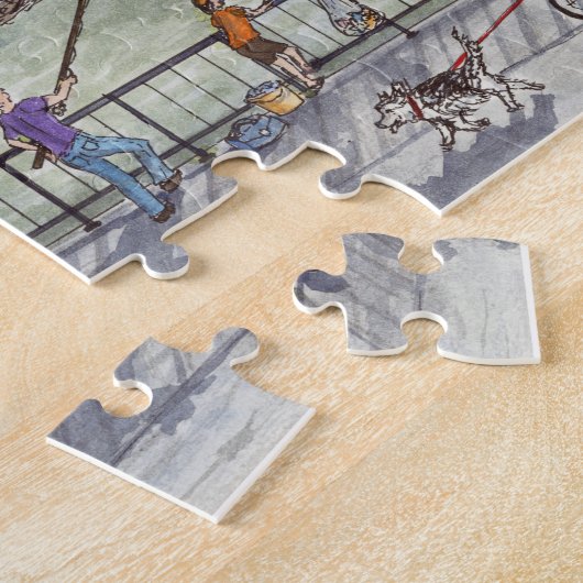 Verrazano Bridge Legpuzzel (Zijkant)