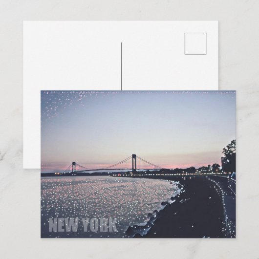 Verrazano Bridge - NYC Briefkaart (Voorkant / Achterkant)