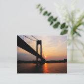 Verrazano Bridge op Dawn Briefkaart (Staand voorkant)
