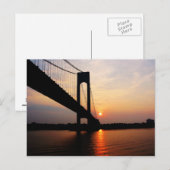 Verrazano Bridge op Dawn Briefkaart (Voorkant / Achterkant)