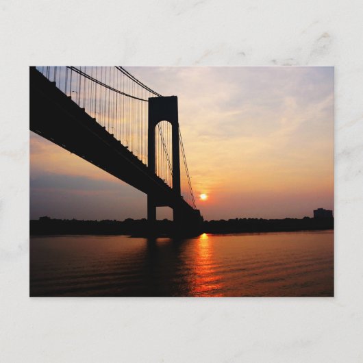 Verrazano Bridge op Dawn Briefkaart (Voorkant)