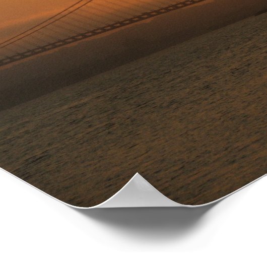 Verrazano-brug van Brooklyn naar Staten Island Poster (Hoek)