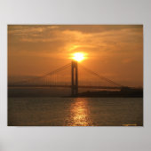 Verrazano-brug van Brooklyn naar Staten Island Poster (Voorkant)