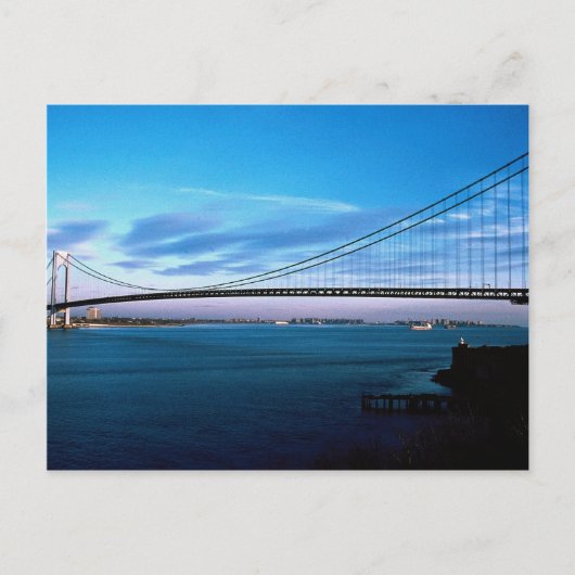 Verrazano-Narrows Bridge, New York, VS Briefkaart (Voorkant)