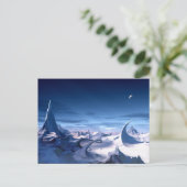 Verre achter de hemel briefkaart (Staand voorkant)