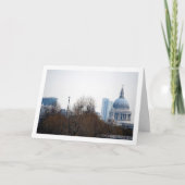 Verre Ansicht der St Paul's Cathedral, Londen Kaart (Voorkant)