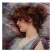 Verre Away Thoughts, John William Godward Perfect Poster (Voorkant)