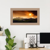 verre berg poster (Thuiskantoor)