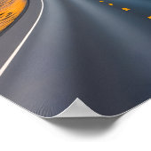Verre bergtoppen poster (Hoek)
