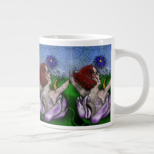 Verre Bloem Jumbo Mok (Rechts)