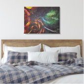 Verre Cycli Canvas Afdruk (Insitu (Slaapkamer))