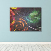 Verre Cycli Canvas Afdruk (Insitu (Houten vloer))