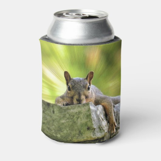 Verre eekhoorn blikjeskoeler (Blikje Achterkant)