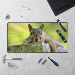 Verre eekhoorn bureaumat