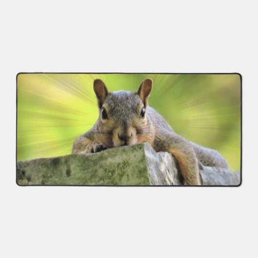 Verre eekhoorn bureaumat (Voorkant)