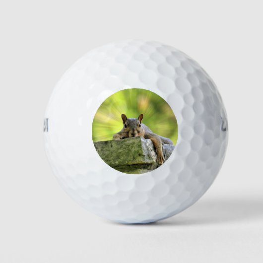 Verre eekhoorn golfballen (Voorkant)