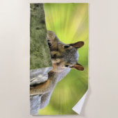 Verre eekhoorn strandlaken (Voorkant)