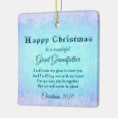 Verre Grote Grootvader Kerstmis Keramisch Ornament (Links)