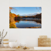 Verre herfst scène bij Poster Haviland Cove Beach (Keuken)