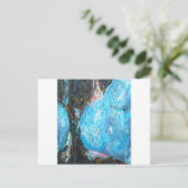 Verre herinneringen (abstracte symboliek) briefkaart (Staand voorkant)