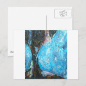 Verre herinneringen (abstracte symboliek) briefkaart (Voorkant / Achterkant)