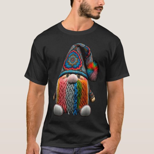 Verre Hippie Kabouter  Groovy Tuinkabouter T-shirt (Voorkant)