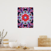 Verre Kaleidoscoop Poster (Keuken)