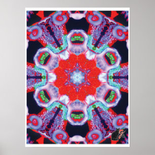 Verre Kaleidoscoop Poster