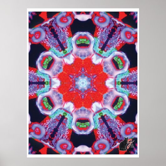 Verre Kaleidoscoop Poster (Voorkant)