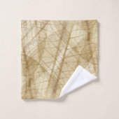Verre kant Leaves Bad Handdoek (Wasdoekje)
