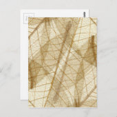 Verre leges van Cream Beige Lace Briefkaart (Voorkant / Achterkant)