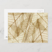 Verre leges van Cream Beige Lace Briefkaart (Voorkant / Achterkant)