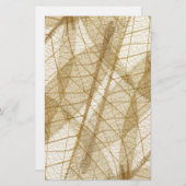 Verre leges van Cream Beige Lace Briefpapier (Voorkant / Achterkant)