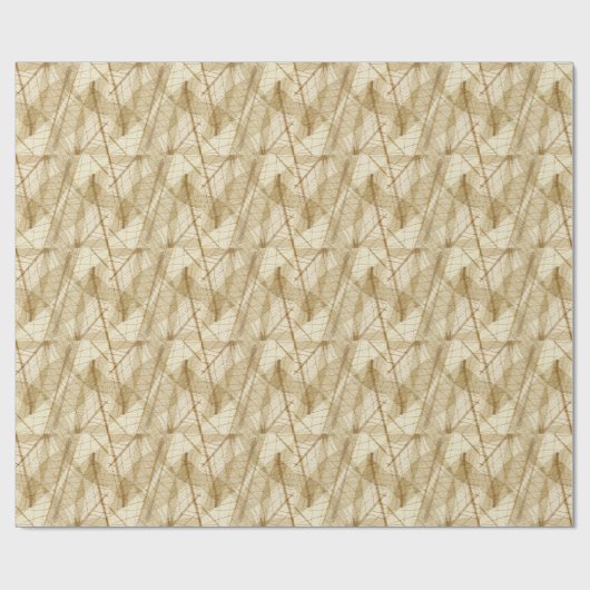 Verre leges van Cream Beige Lace Cadeaupapier (Vlak)