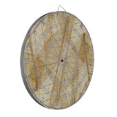 Verre leges van Cream Beige Lace Dartbord (Voorkant Links)