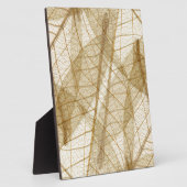 Verre leges van Cream Beige Lace Fotoplaat (Zijkant)