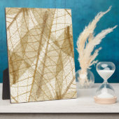 Verre leges van Cream Beige Lace Fotoplaat (Zijkant)